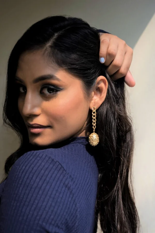 Chain Drop Earrings - Image 2