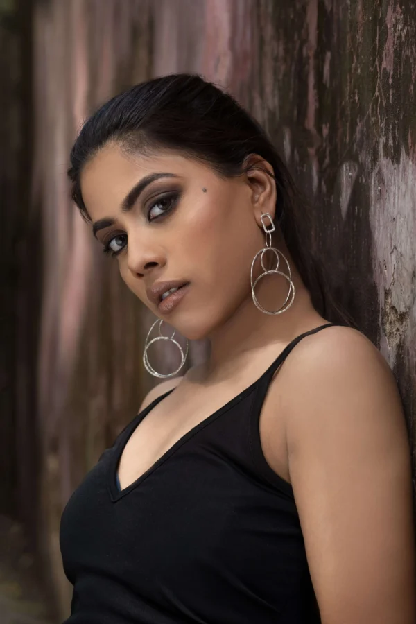 Bouclé Earrings (Silver) - Image 4